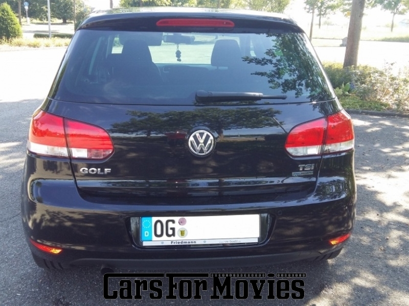 CarsForMovies | VW Golf 6 2012 Deutschland Schwarz Schwarz Zivilfahrzeug Kleinwagen Baden-Württemberg 2062 Golf VI